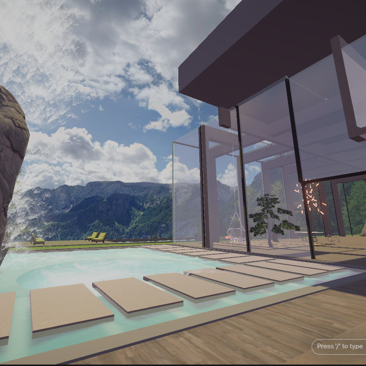 Cruise Ship: Although the initial cruise ship model was obtained from a third-party 3D asset store, my role involved significantly reducing the size of the asset, refining and reconfiguring parts to adhere to the vertex budget of our environment. I also crafted numerous additional areas, enhancing the ambiance to foster a more inviting atmosphere for our immersive community.